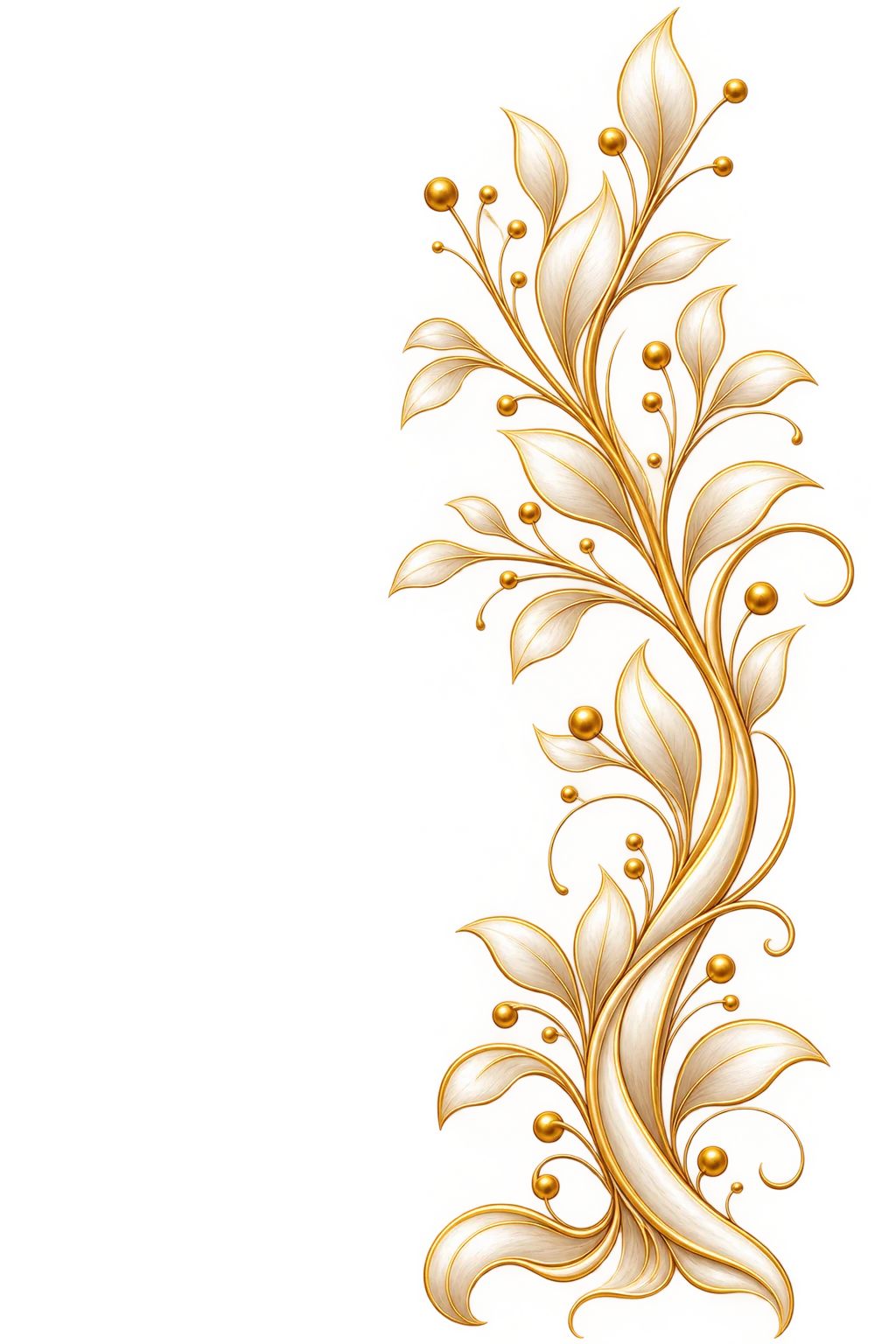 Golden Vine Ornament Deco-17